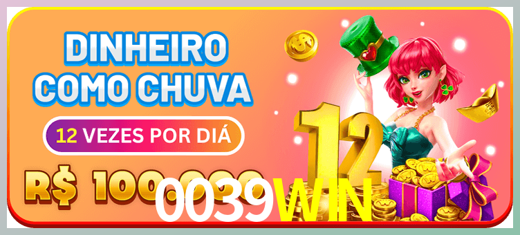 Aplicativo móvel 0039WIN para iOS e Android