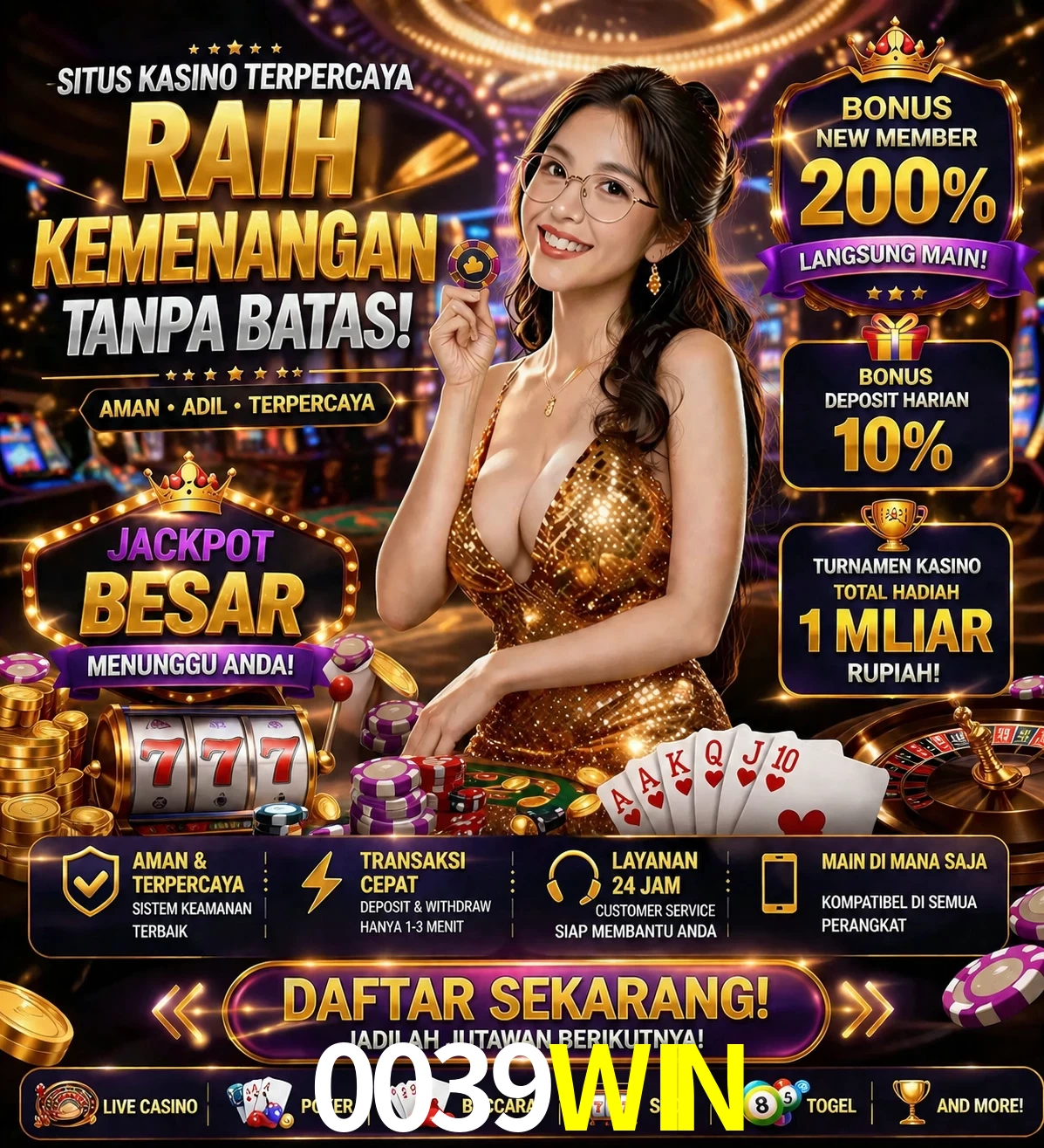 Roleta e blackjack 0039WIN