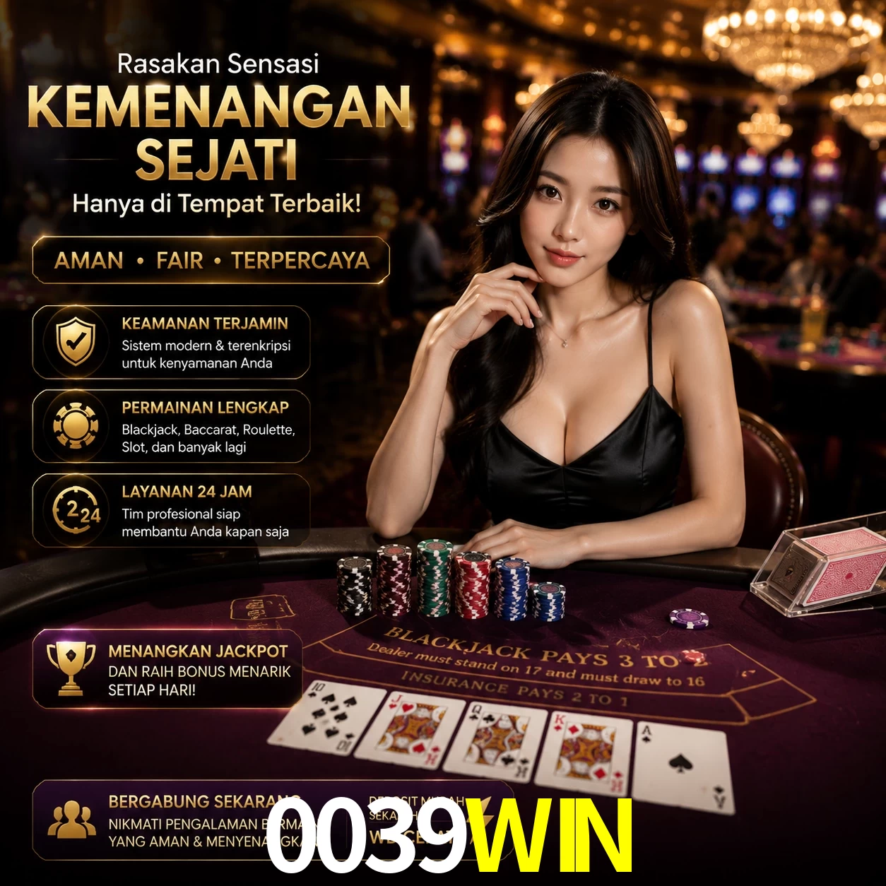 Bônus exclusivos membros VIP 0039WIN